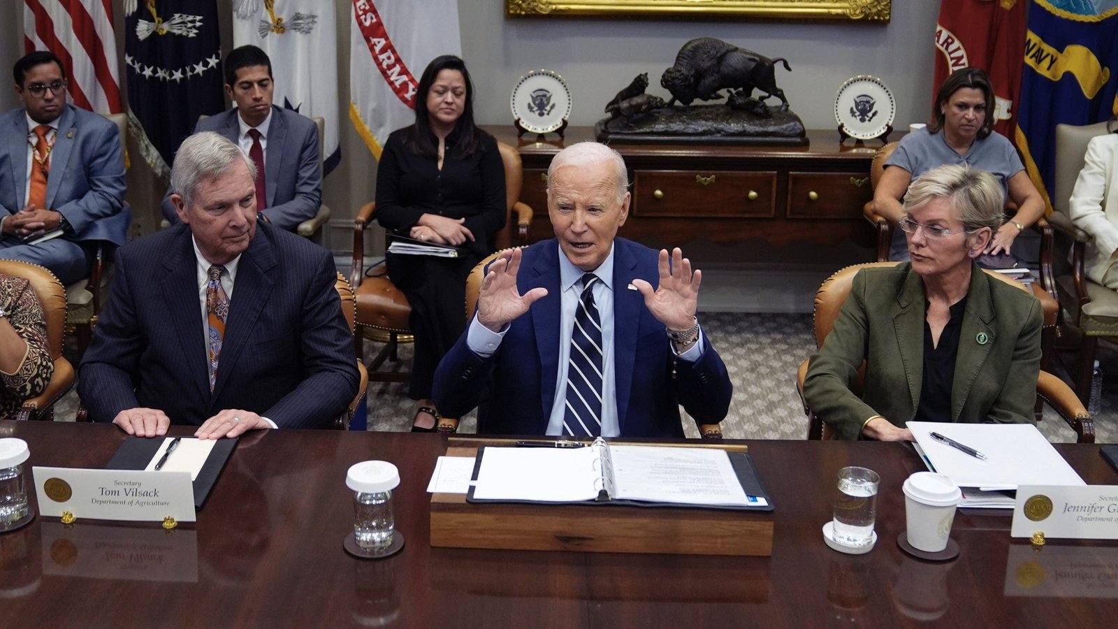 Biden cancels overseas trip as Milton bears down on Florida; DeSantis tells VP 'it's not about you Kamala'