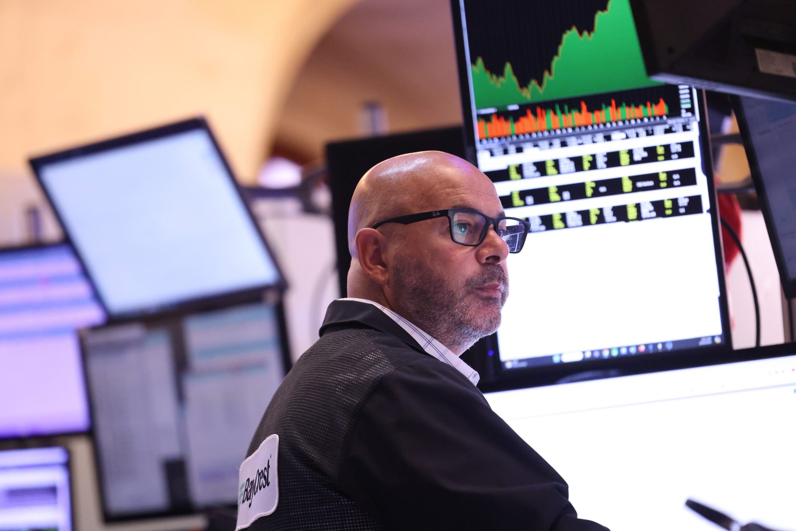 Dow leads declines ahead of jobs report, oil surges 5% as Mideast focus intensifies