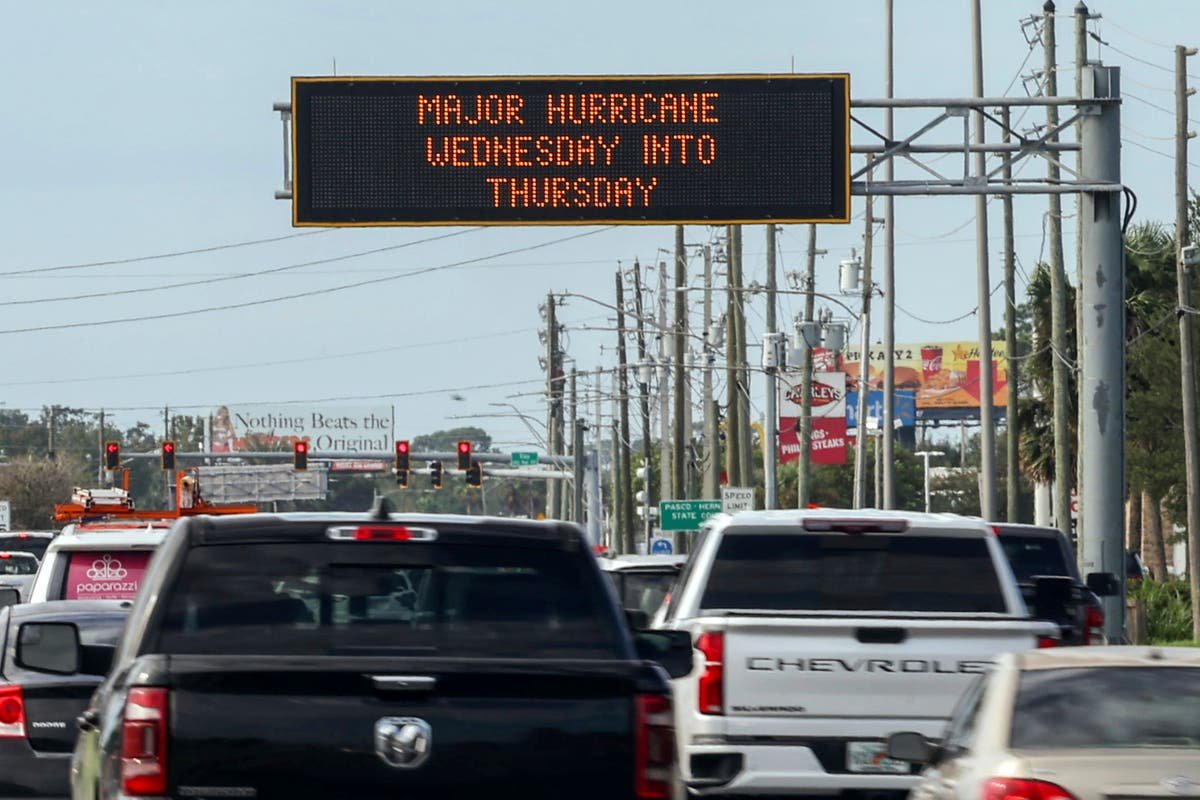 Hurricane Milton live updates: ‘Storm of the century’ expected to make landfall in Florida tonight