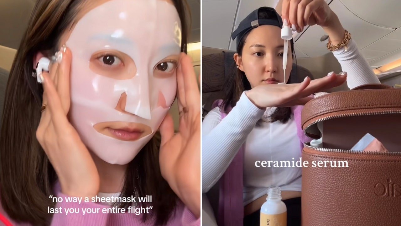 Mid-flight skin care routines becomes latest air travel trend