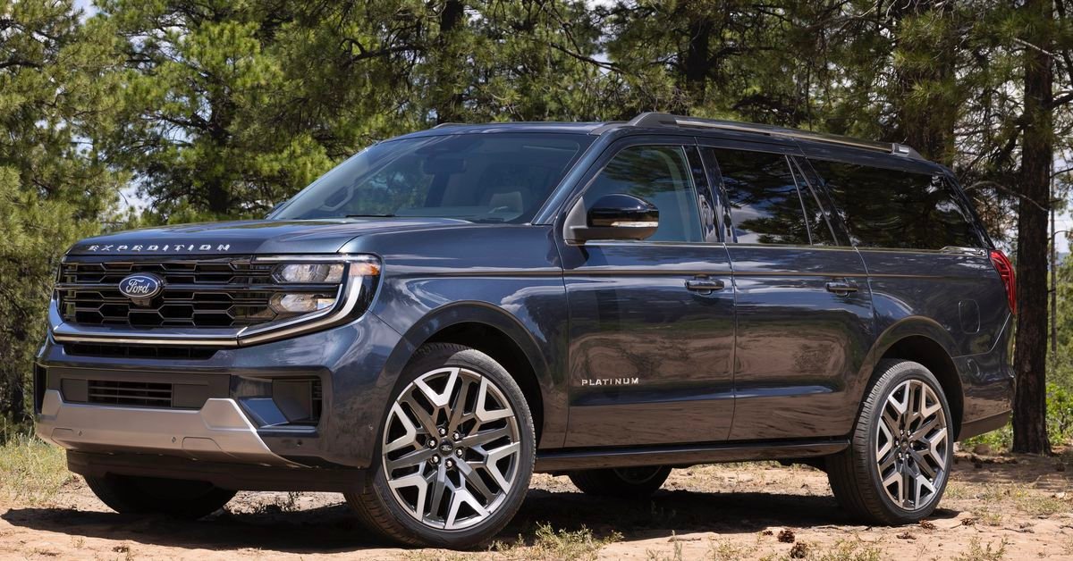 The new Ford Expedition adds Android Automotive and half of the Lincoln’s panoramic screen