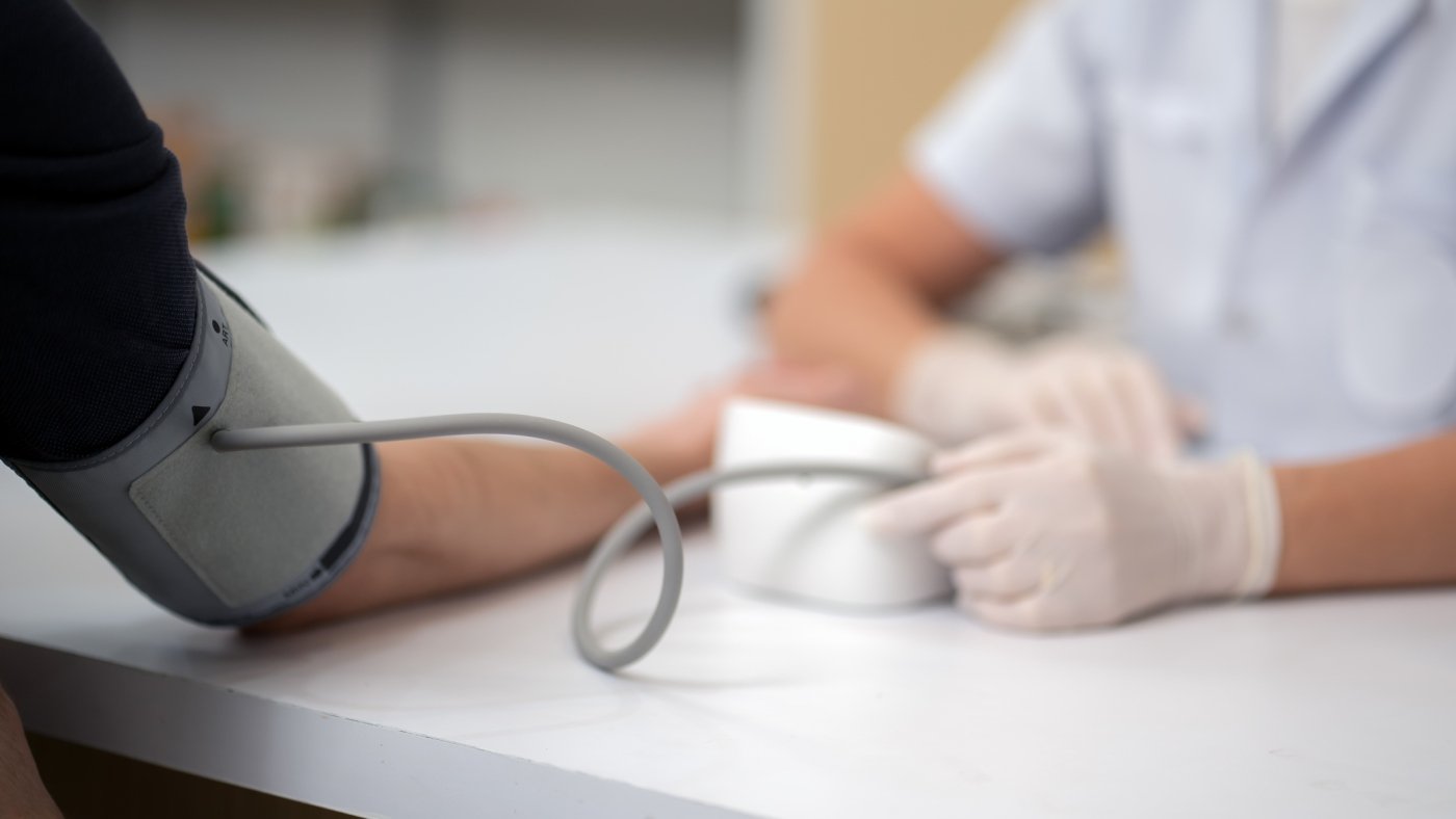 Your blood pressure reading could be off if your arm position is wrong : Shots