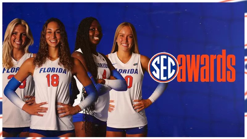 Auguste Named SEC Freshman of the Year; Four Gators Earn SEC Honors