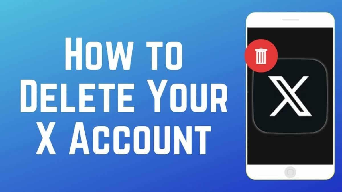 How to delete your X account