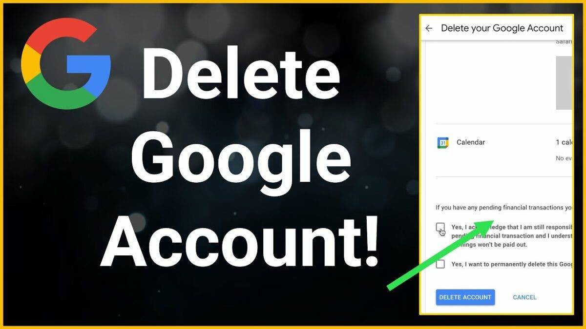 Delete Google Account