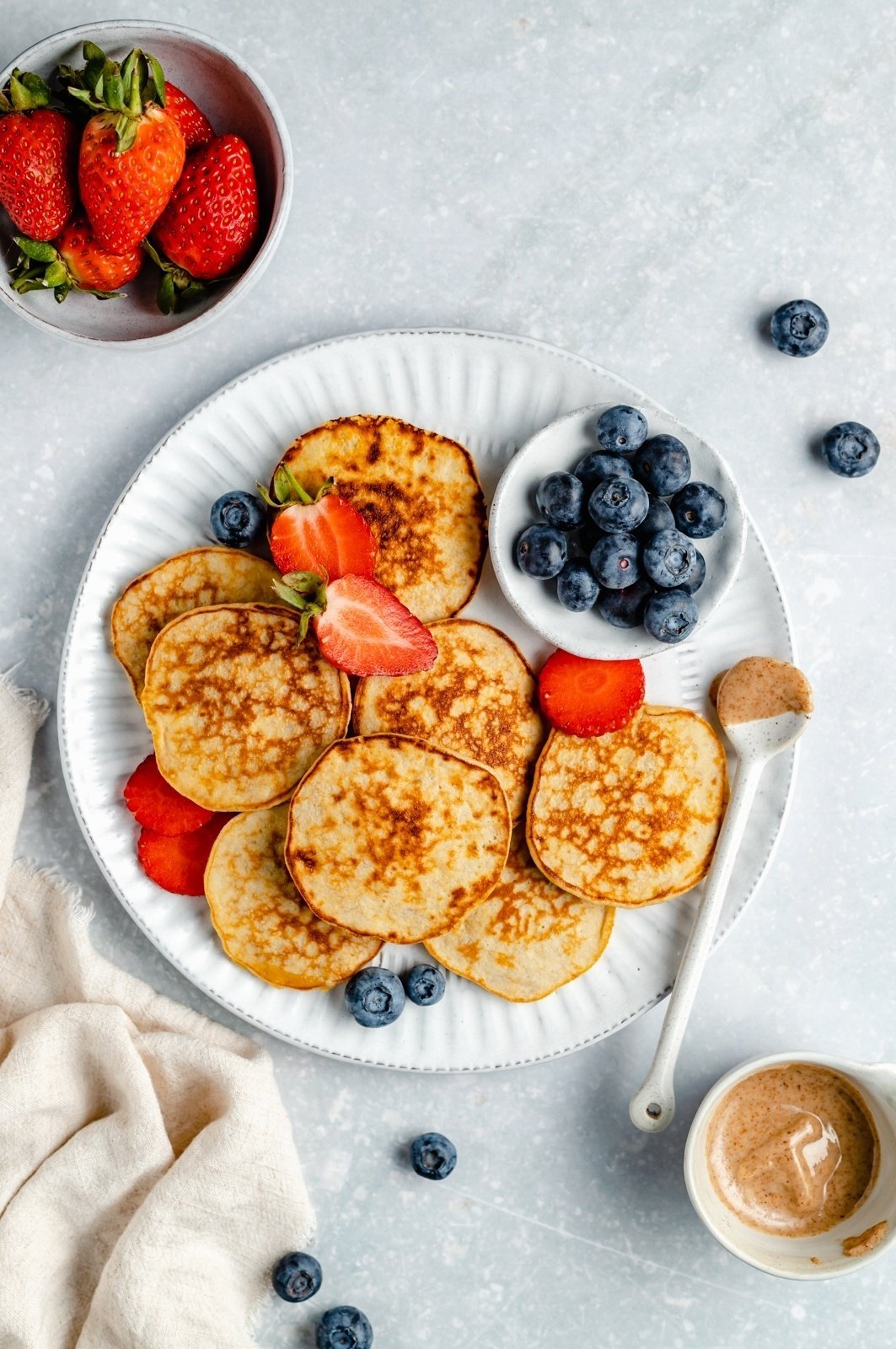 kid-friendly pancakes on a plate