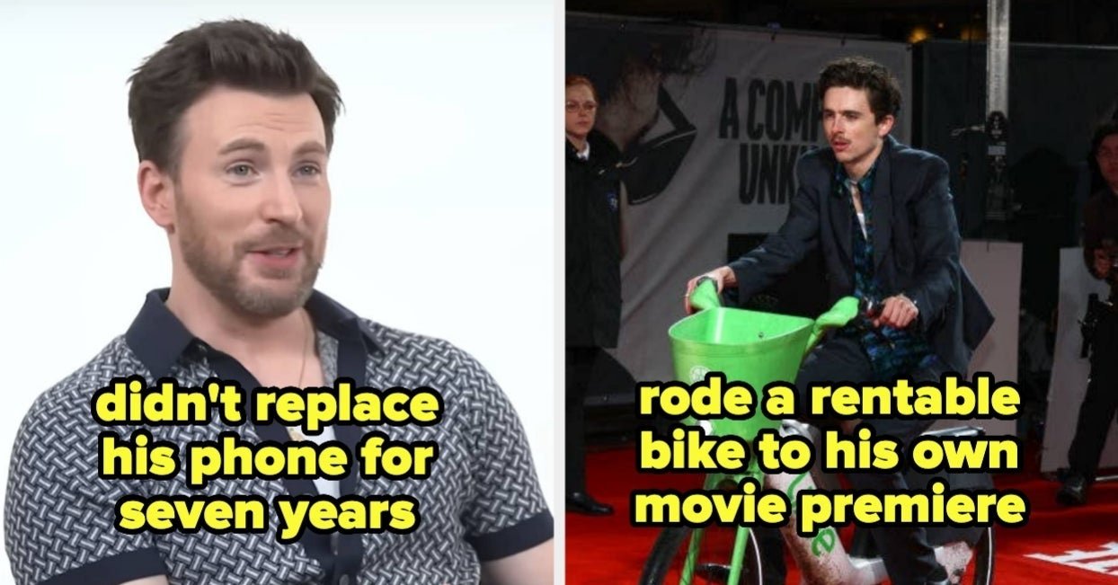 29 Times Rich Celebs Were Surprisingly Frugal