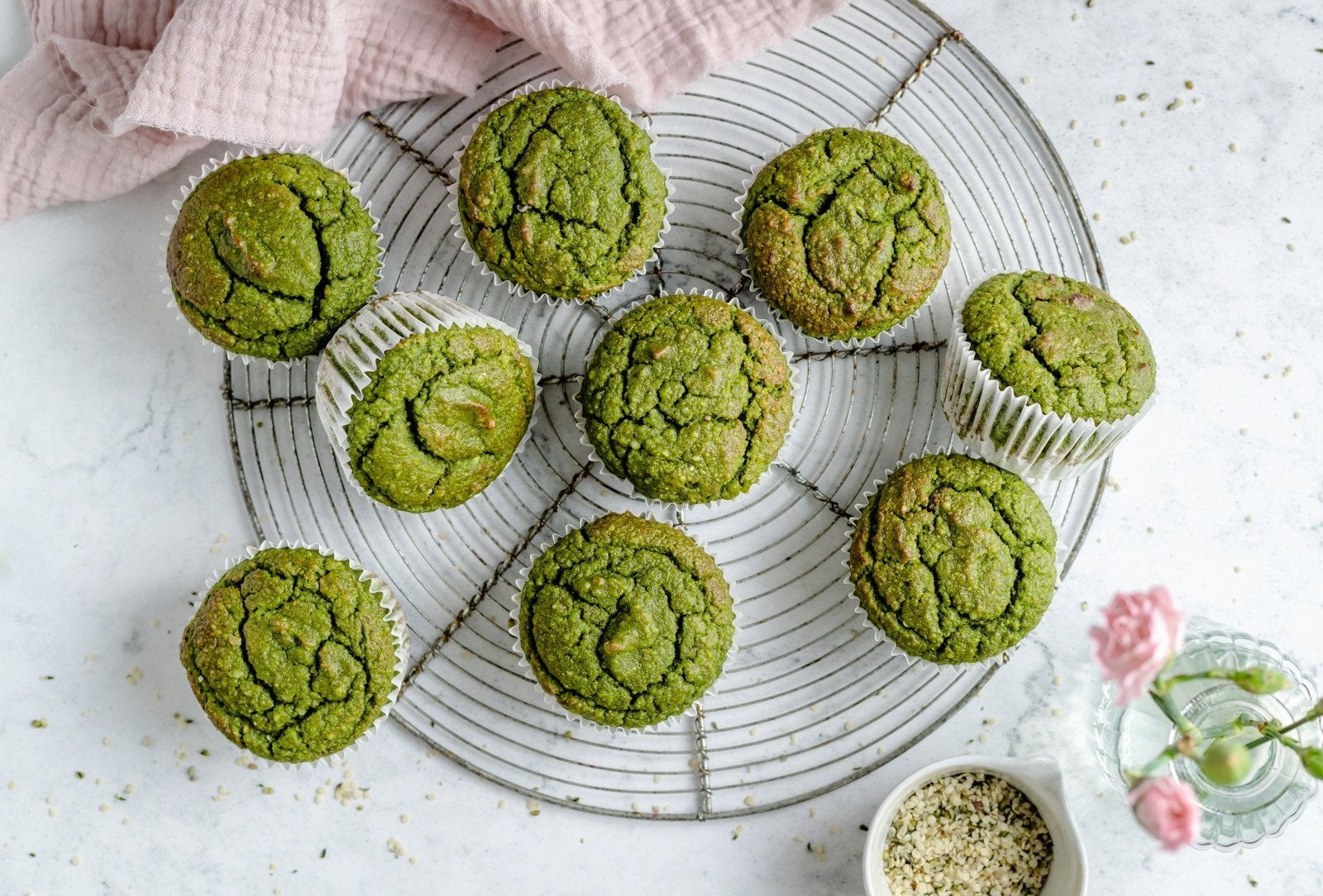 Blender Banana Spinach Muffins (kid-friendly!)