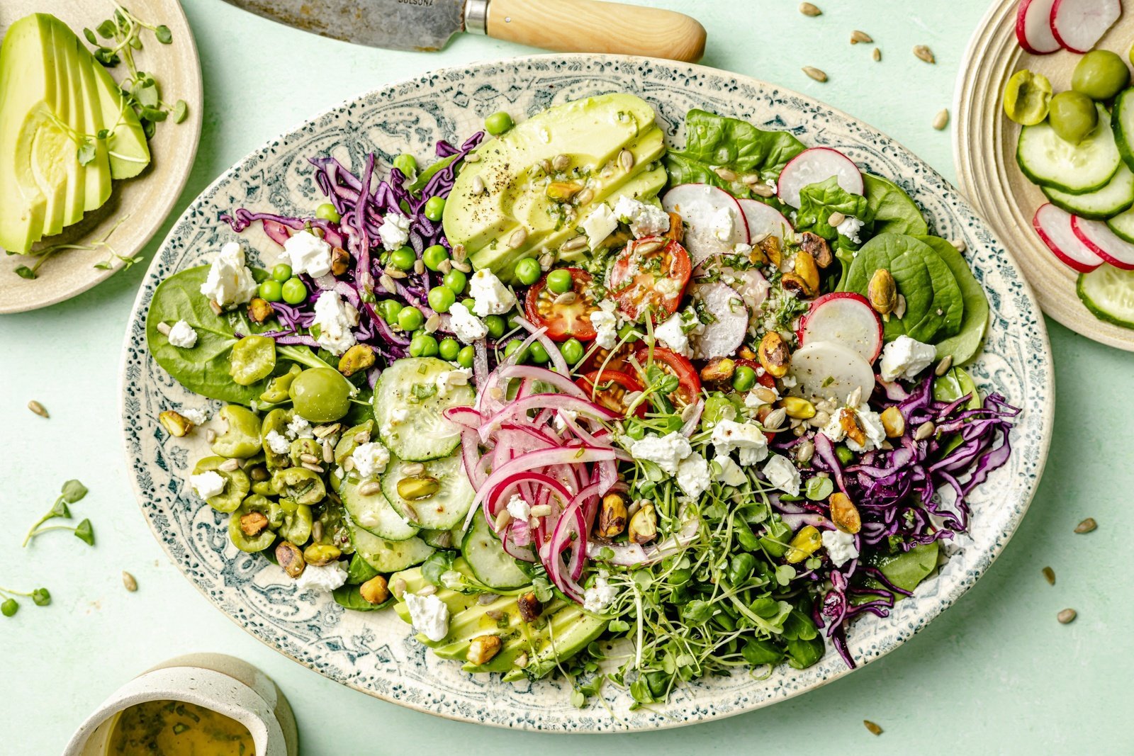 Everything Spring Green Salad | Ambitious Kitchen